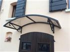 Pensilina in ferro battuto lavorato a mano